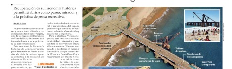 Render 3D Arquitectura Muelle Vergara Viña del Mar
